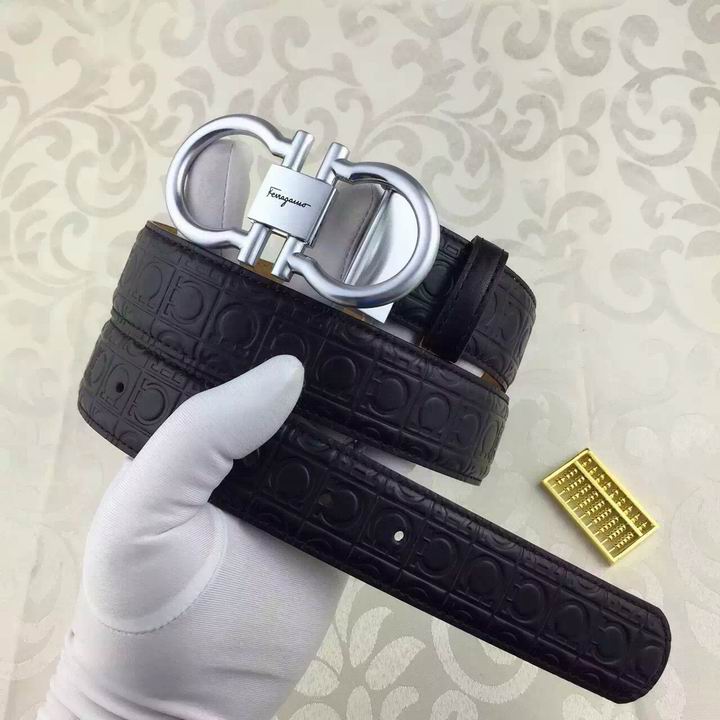 Ferragamo original edition adjustable calfskin leather gancini belt OE018